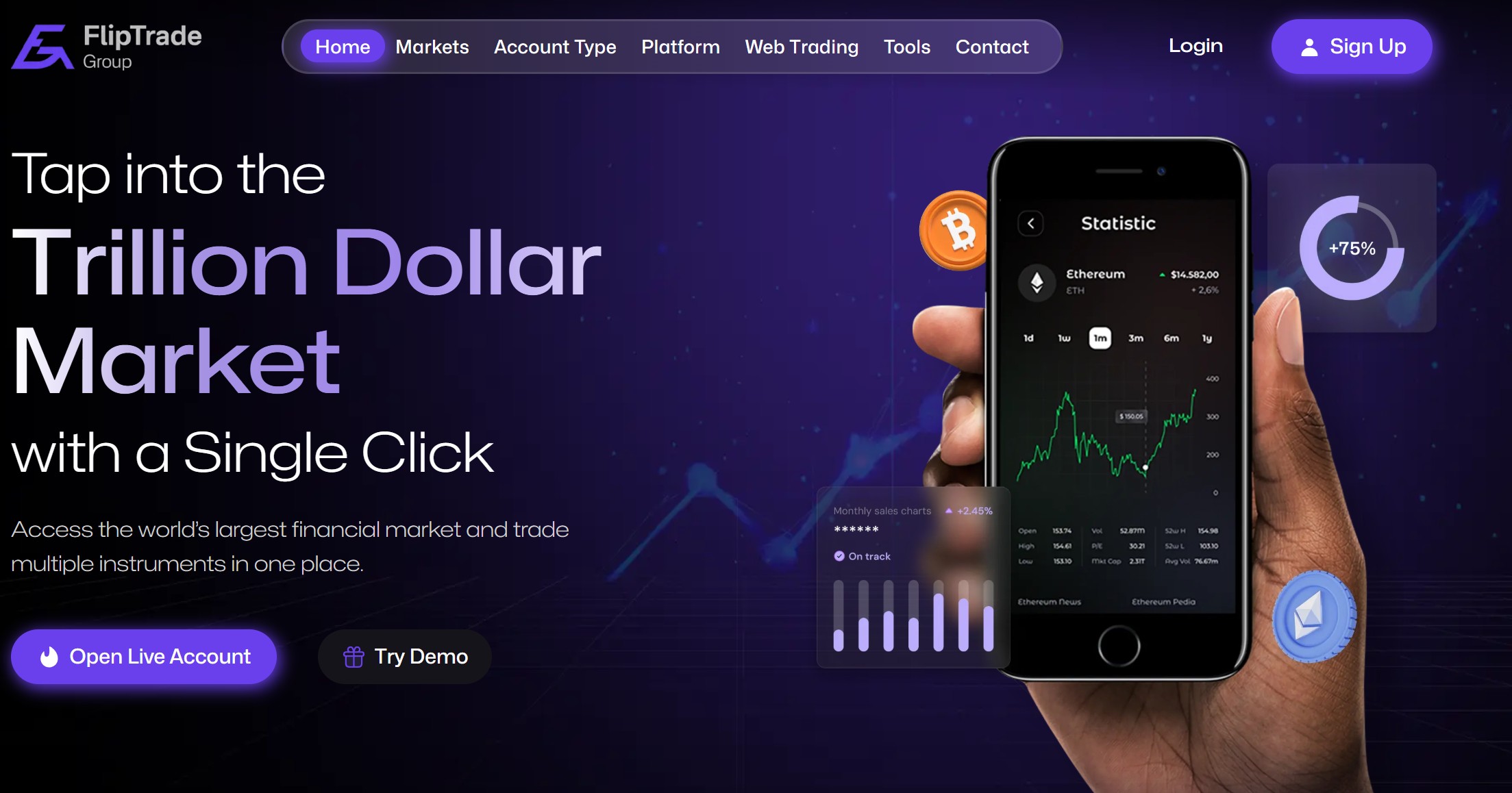 Аферистский брокер FlipTrade Group (www.fliptradegroup.com). Отзывы и возврат денег - 1