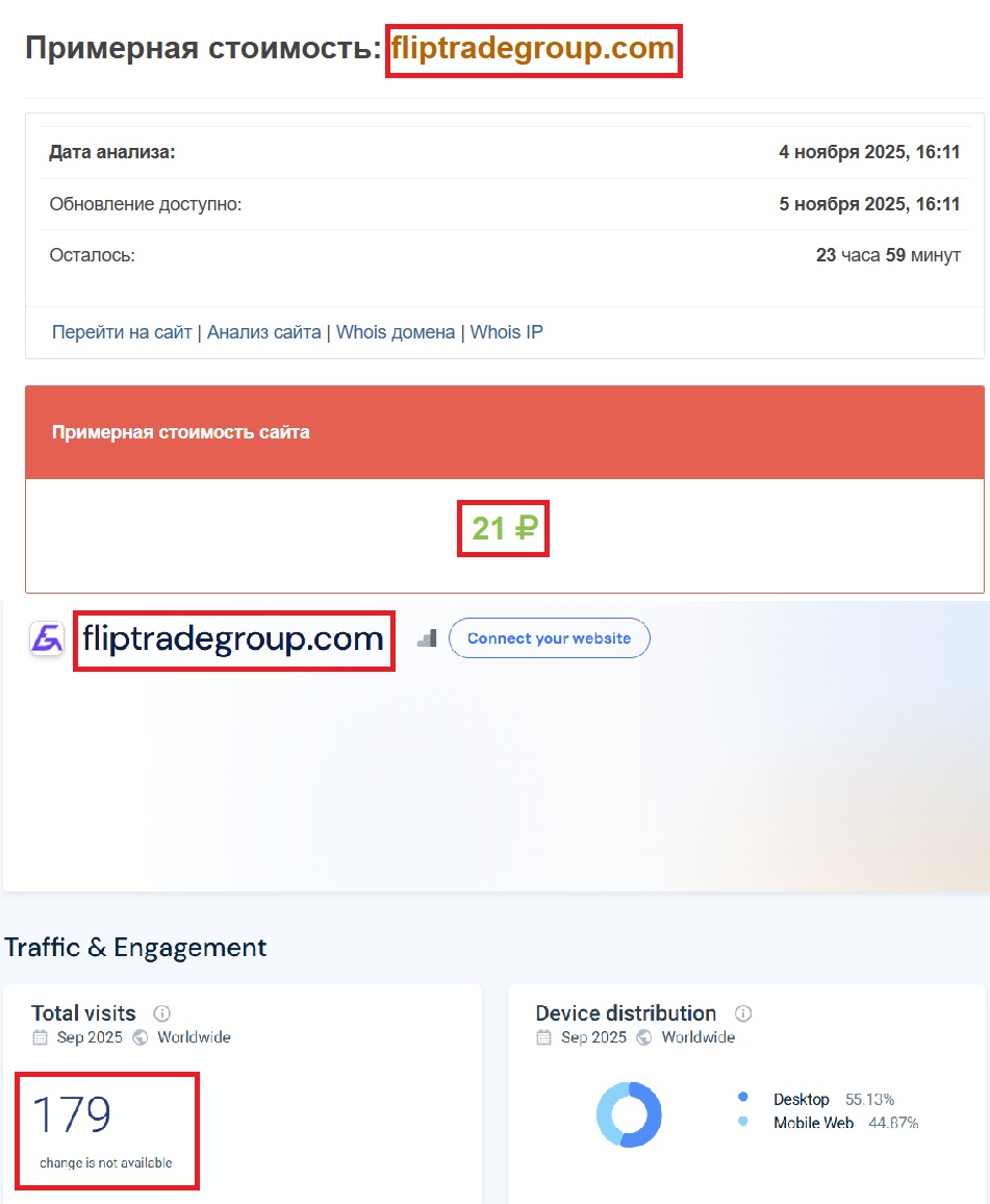 Аферистский брокер FlipTrade Group (www.fliptradegroup.com). Отзывы и возврат денег - 3