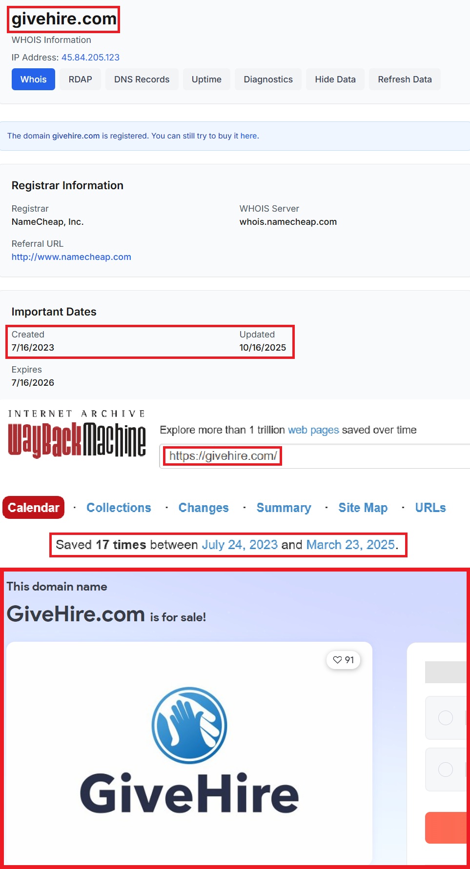Мошеннический обменник Give Hire (givehire.com). Отзывы и возврат денег - 2
