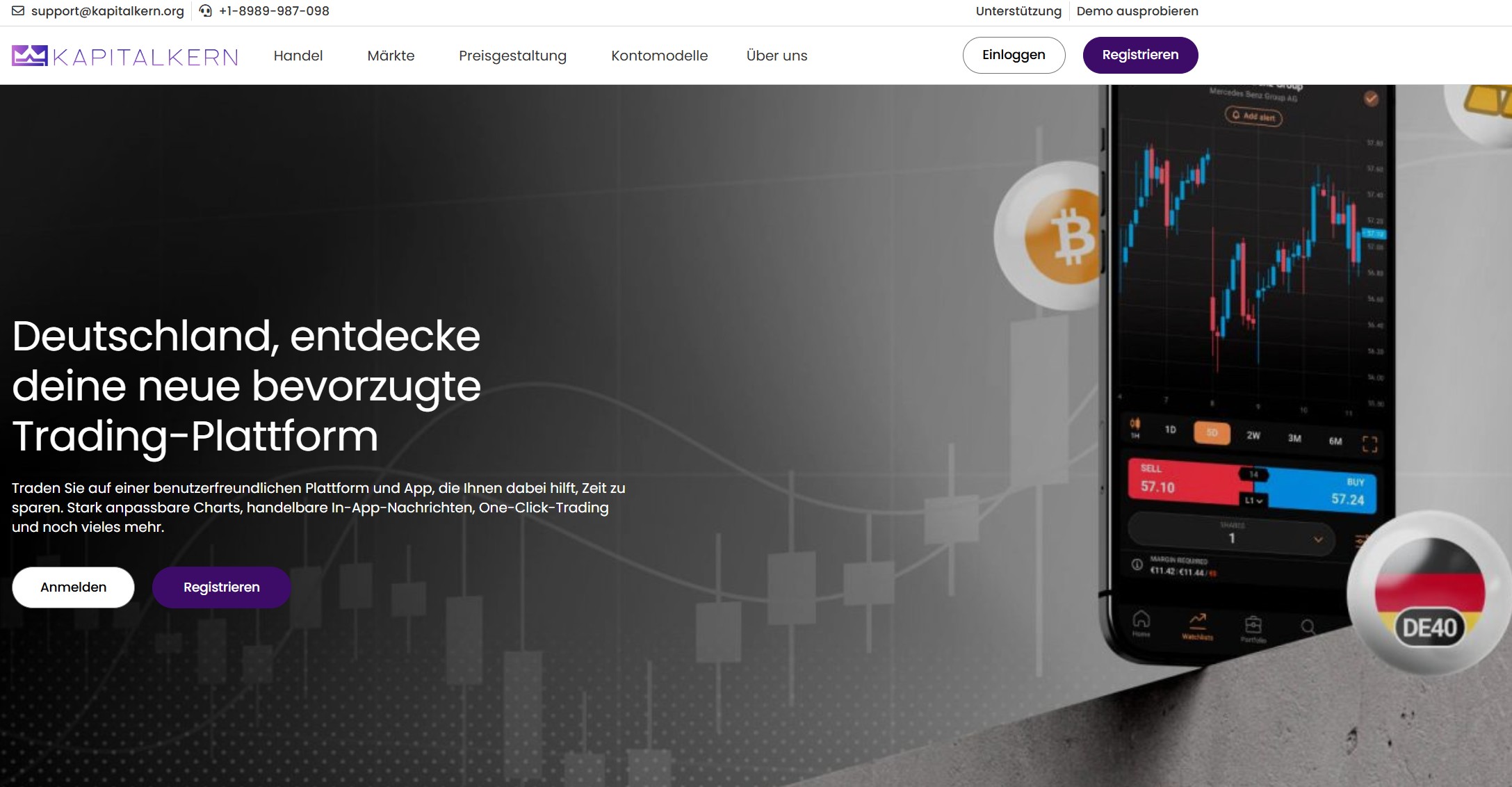 Аферистский брокер Kapitalkern (kapitalkern.org). Отзывы и возврат денег - 1