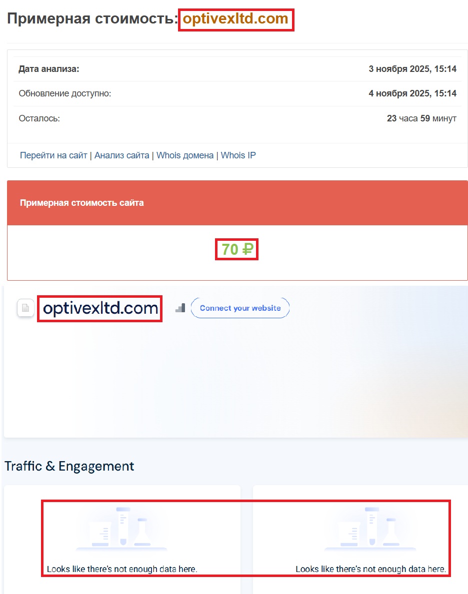 Мошеннический брокер Optivex (optivexltd.com). Отзывы и возврат денег - 3