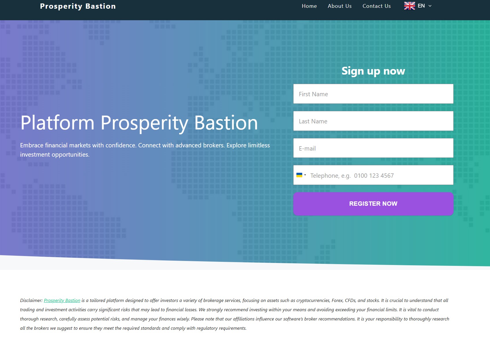 Аферистский брокер Prosperity Bastion (prosperitybastion.com). Отзывы и возврат денег - 1