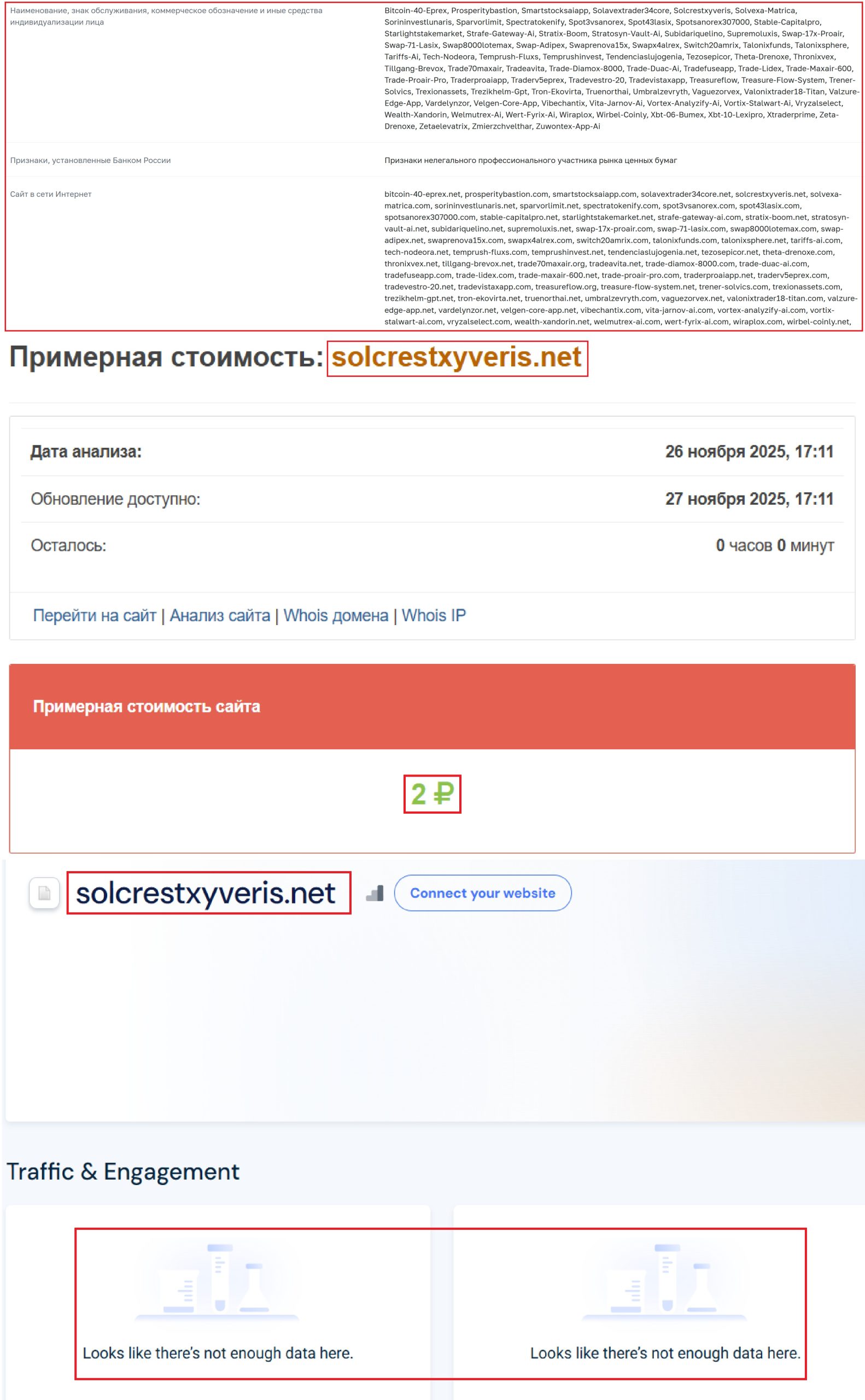 Лжеброкер Solcrest Xyveris (solcrestxyveris.net). Отзывы и возврат денег - 3