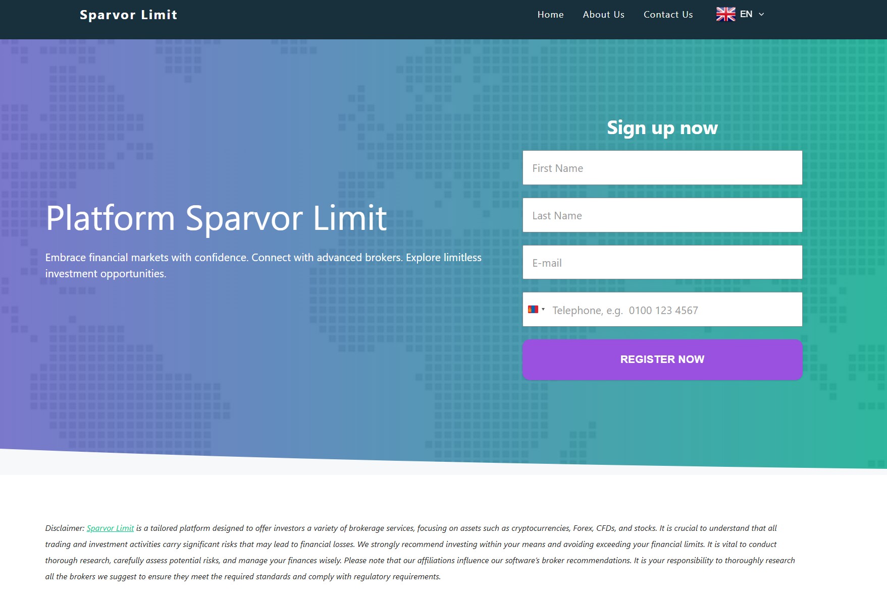 Лжеброкер Sparvor Limit (sparvorlimit.net). Отзывы и возврат денег - 1