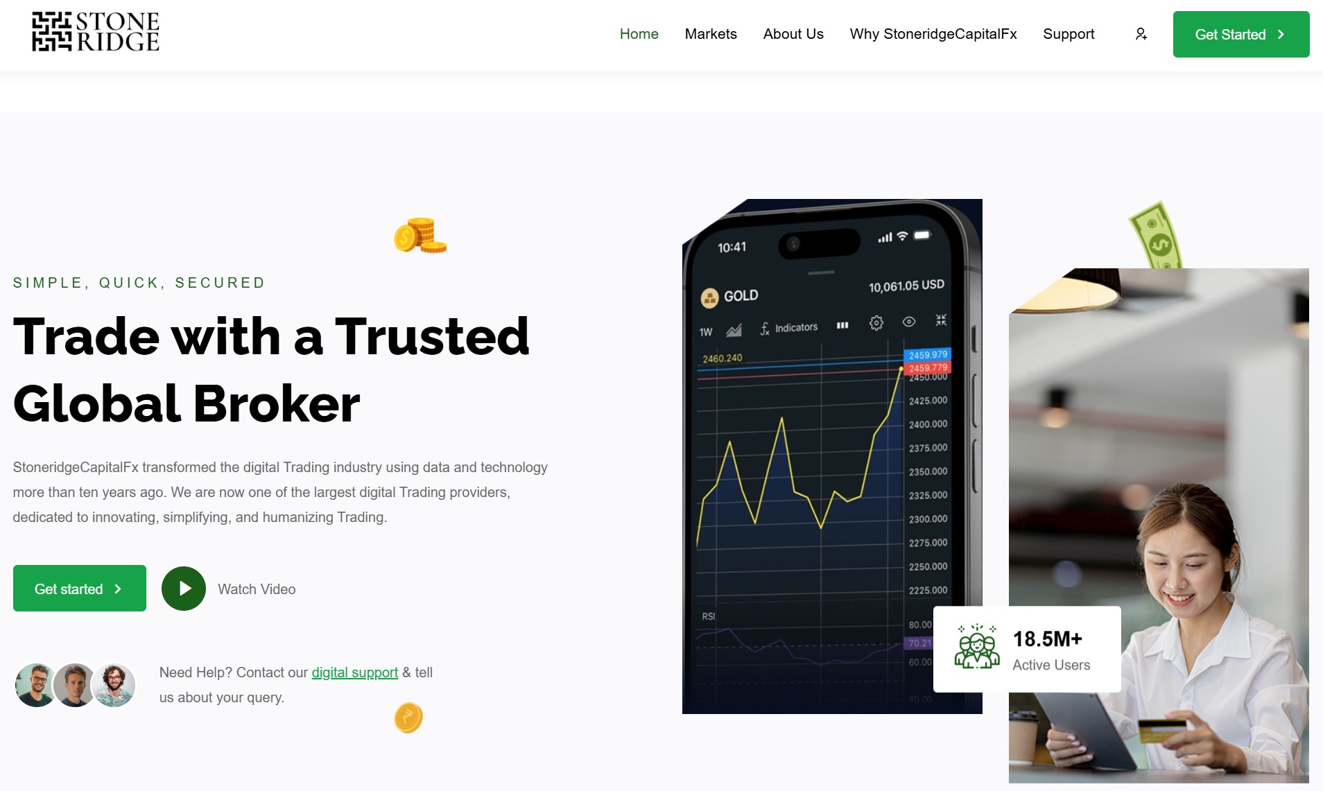 Лжеброкер Stoneridge Capital Fx (stoneridgecapitalfx.com). Отзывы и возврат денег - 1