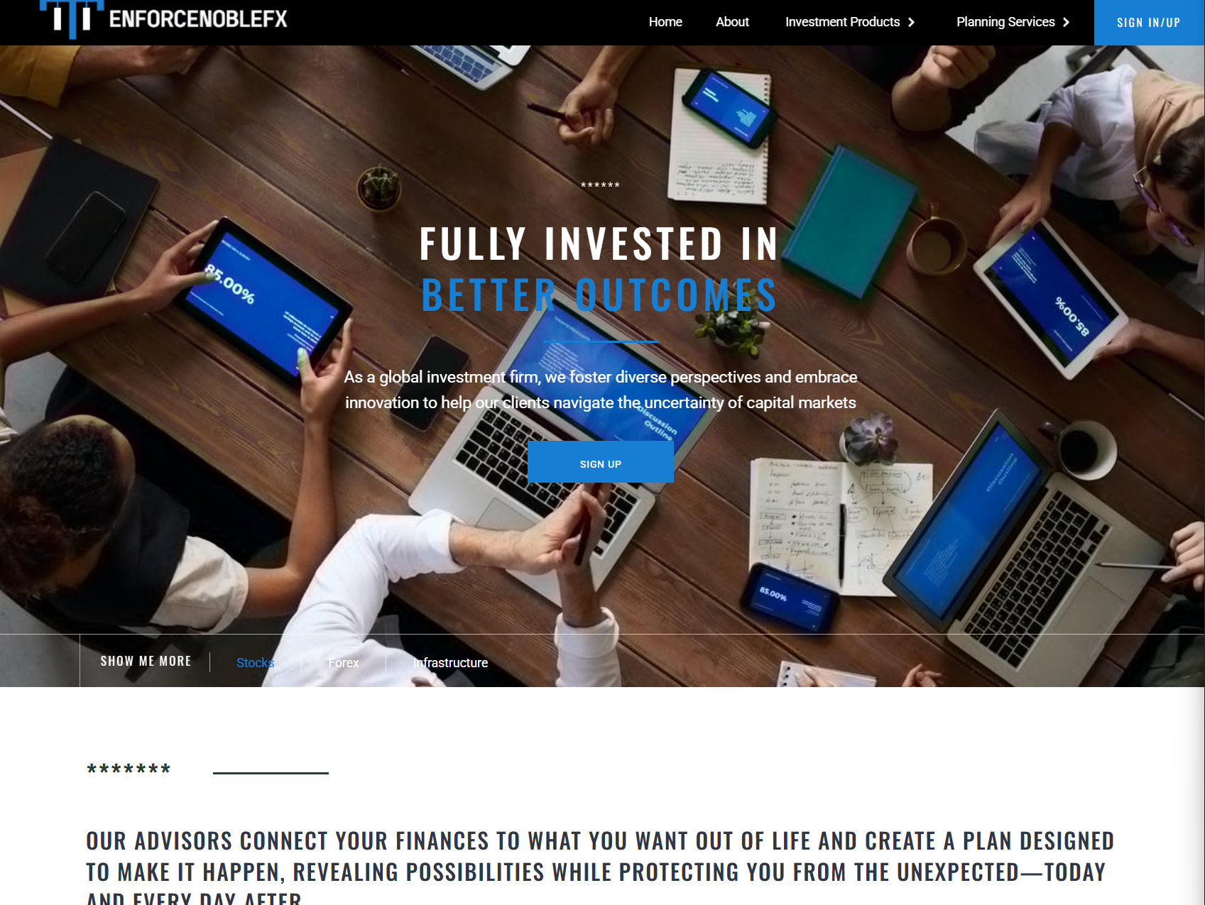 Мошеннический брокер Enforcenobles (enforcenobles.com). Отзывы и возврат денег - 1