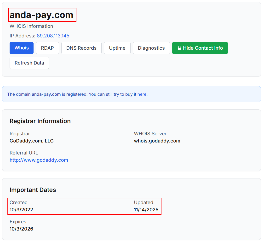 Мошеннический обменник Anda Pay (anda-pay.com). Отзывы и возврат денег - 2