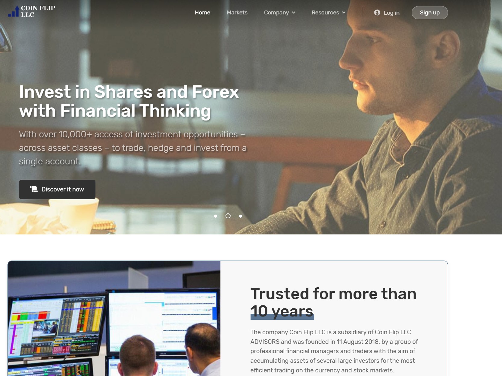 Мошеннический брокер Coin Flip LLC (coins-flipllc.com). Отзывы и возврат денег - 1 Мошеннический брокер Coin Flip LLC (coins-flipllc.com). Отзывы и возврат денег - 1