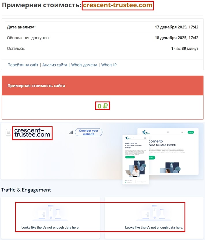Лжеброкер Crescent Trustee (crescent-trustee.com). Отзывы и возврат денег - 3