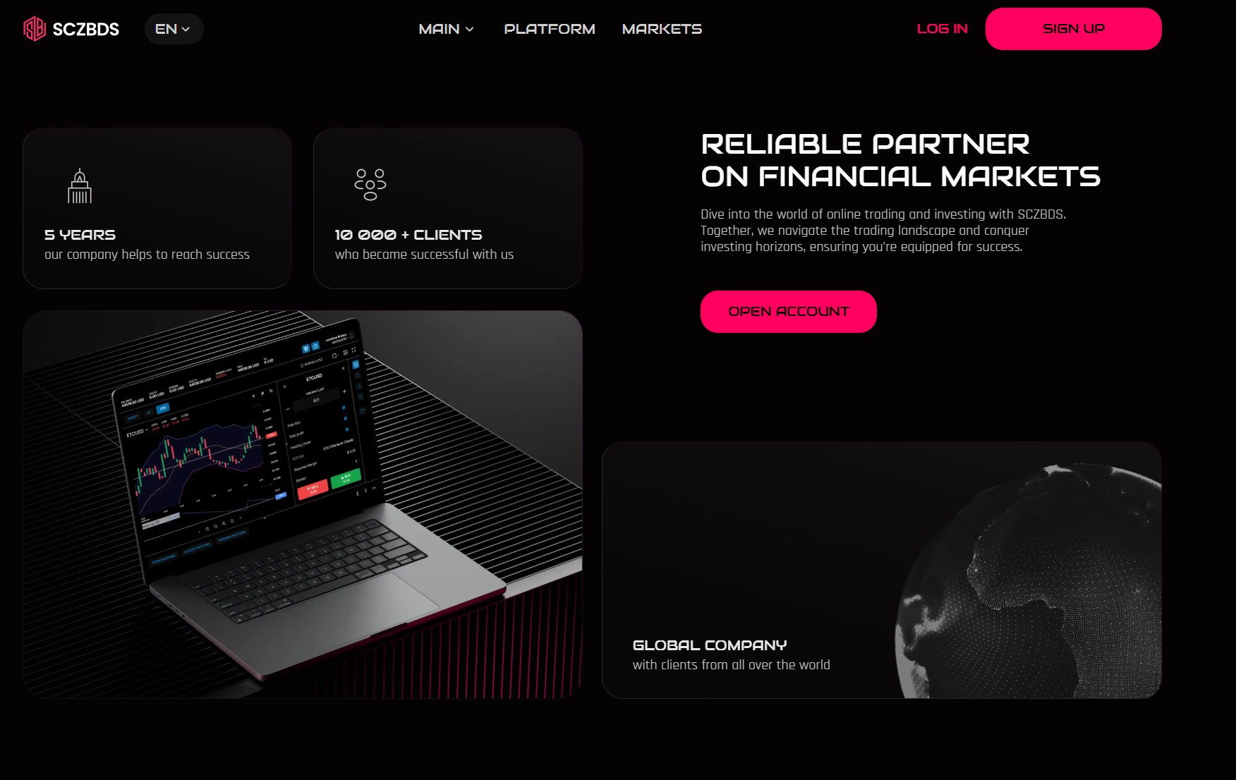 Аферистский брокер SCZBDS (sczbds.com). Отзывы и возврат денег - 1