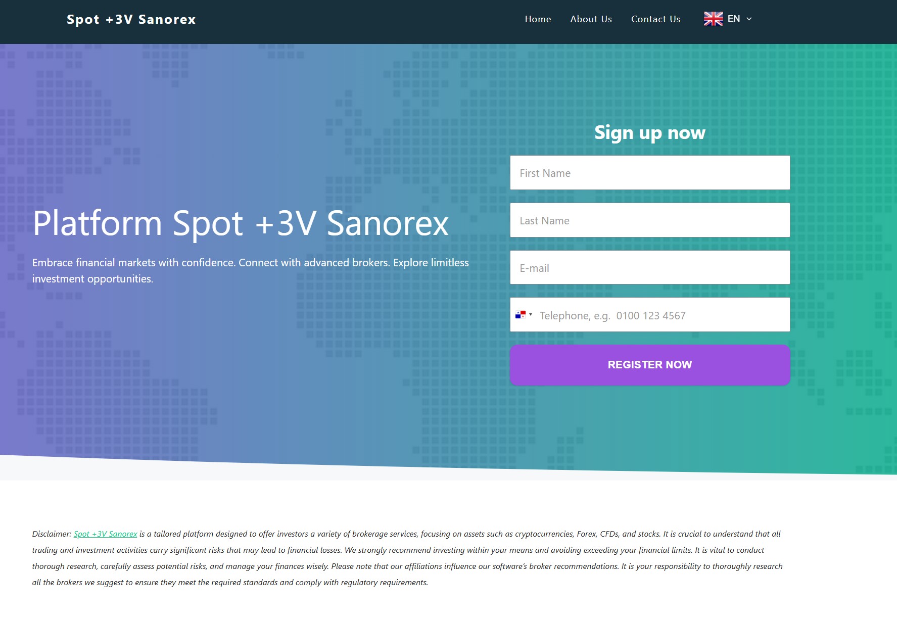 Лжеброкер Spot +3V Sanorex (spot3vsanorex.com). Отзывы и возврат денег - 1 Лжеброкер Spot +3V Sanorex (spot3vsanorex.com). Отзывы и возврат денег - 1