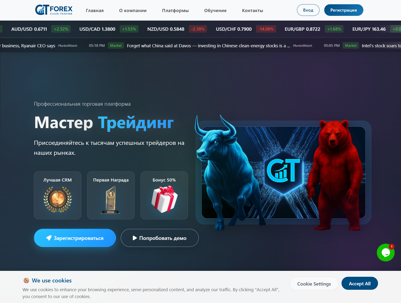Мошеннический брокер CT Forex (ctforex.com). Отзывы и возврат денег - 1