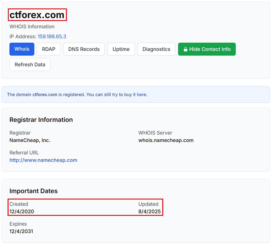 Мошеннический брокер CT Forex (ctforex.com). Отзывы и возврат денег - 2