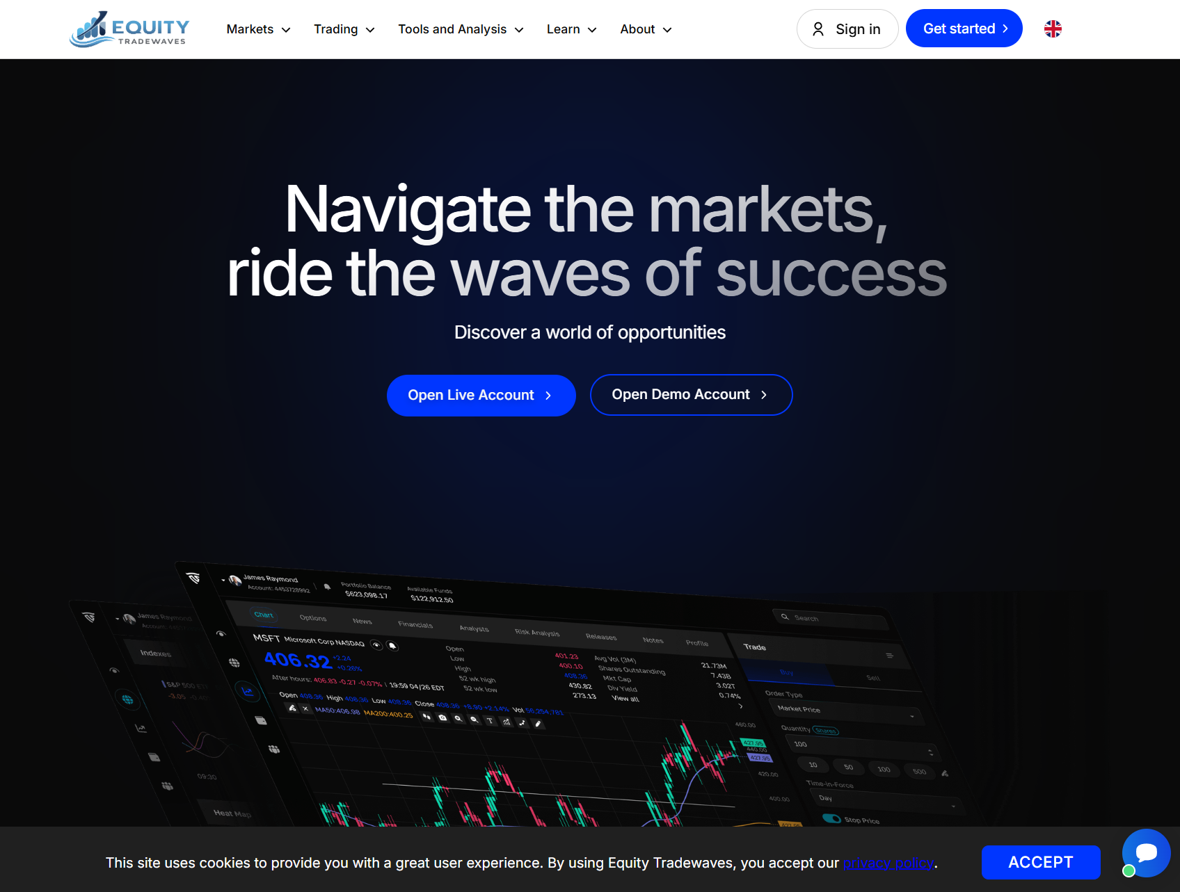 Фальшивый брокер Equity Trader Waves (equitytradewaves.com). Отзывы и возврат денег - 1