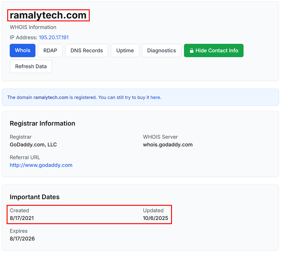 Лжеброкер Ramalytech (ramalytech.com). Отзывы и возврат денег - 2