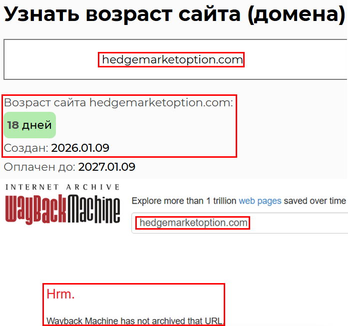 Аферистский брокер HedgeMarketOption (hedgemarketoption.com). Отзывы и возврат денег - 2