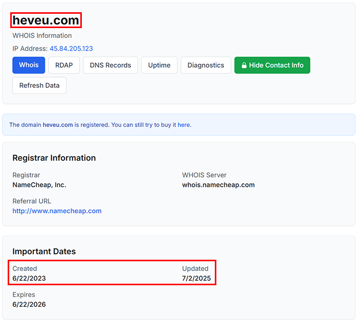 Мошеннический обменник Heveu (heveu.com). Отзывы и возврат денег - 2