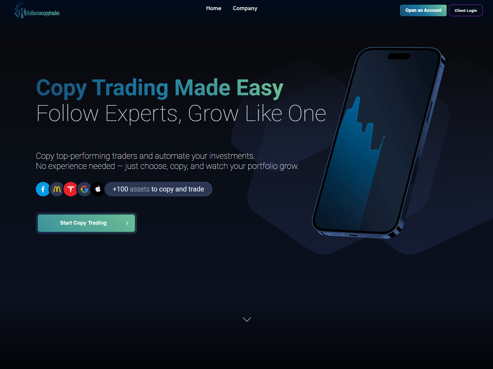 Лжеброкер Bulliancecopytrades (bulliancecopytrades.com). Отзывы и возврат денег - 1