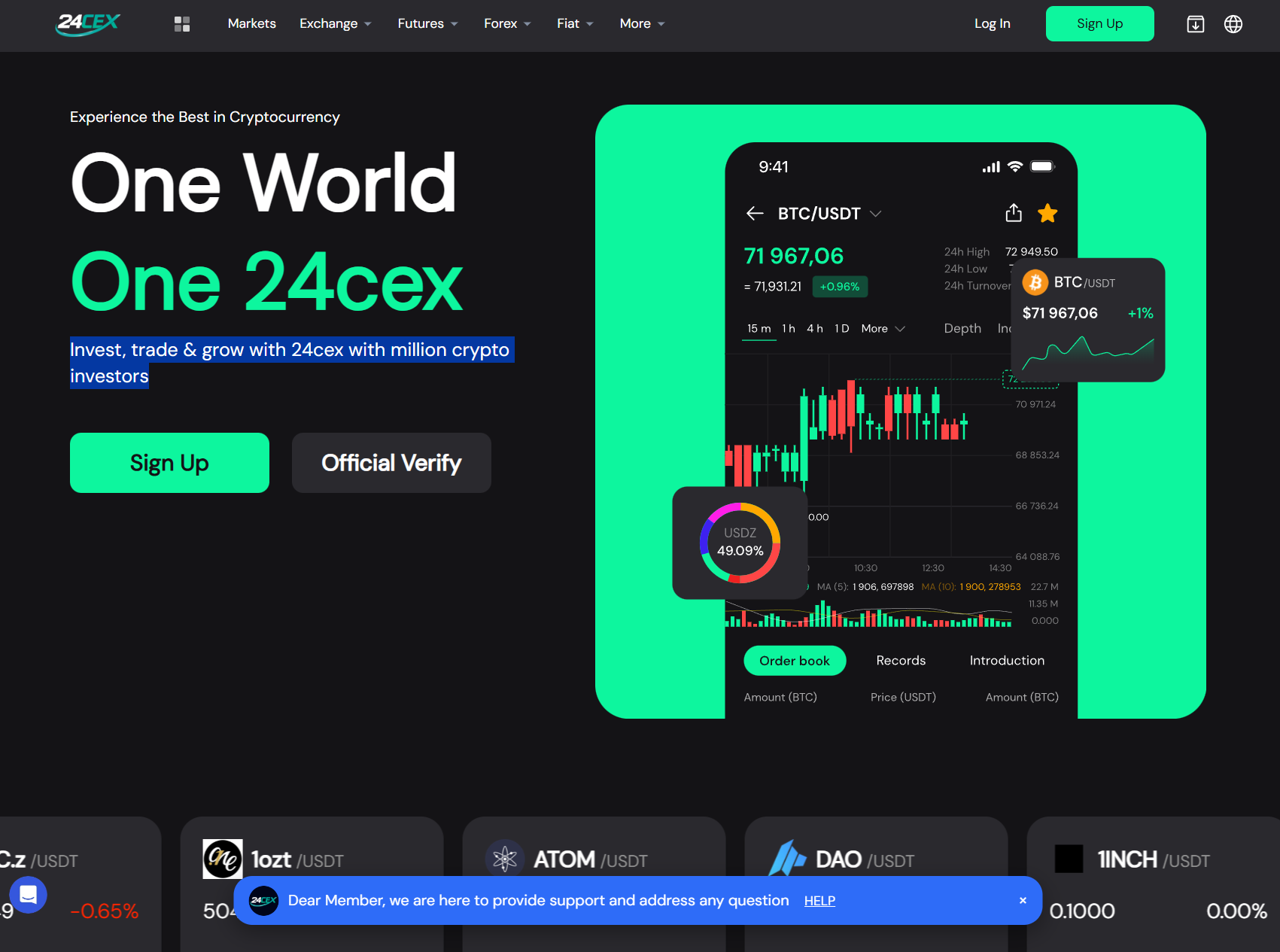 Фальшивый брокер 24cex (24cex.com). Отзывы и возврат денег - 1
