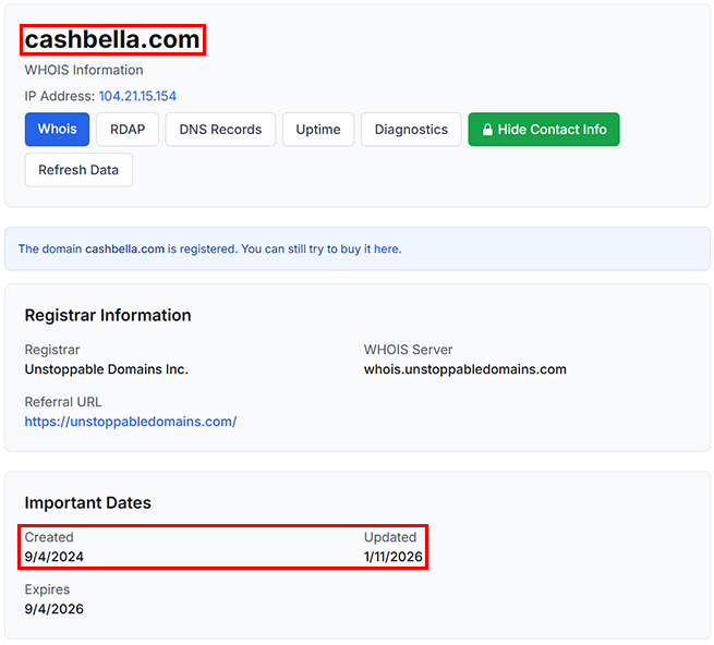 Мошеннический обменник CashBella (cashbella.com). Отзывы и возврат денег - 2