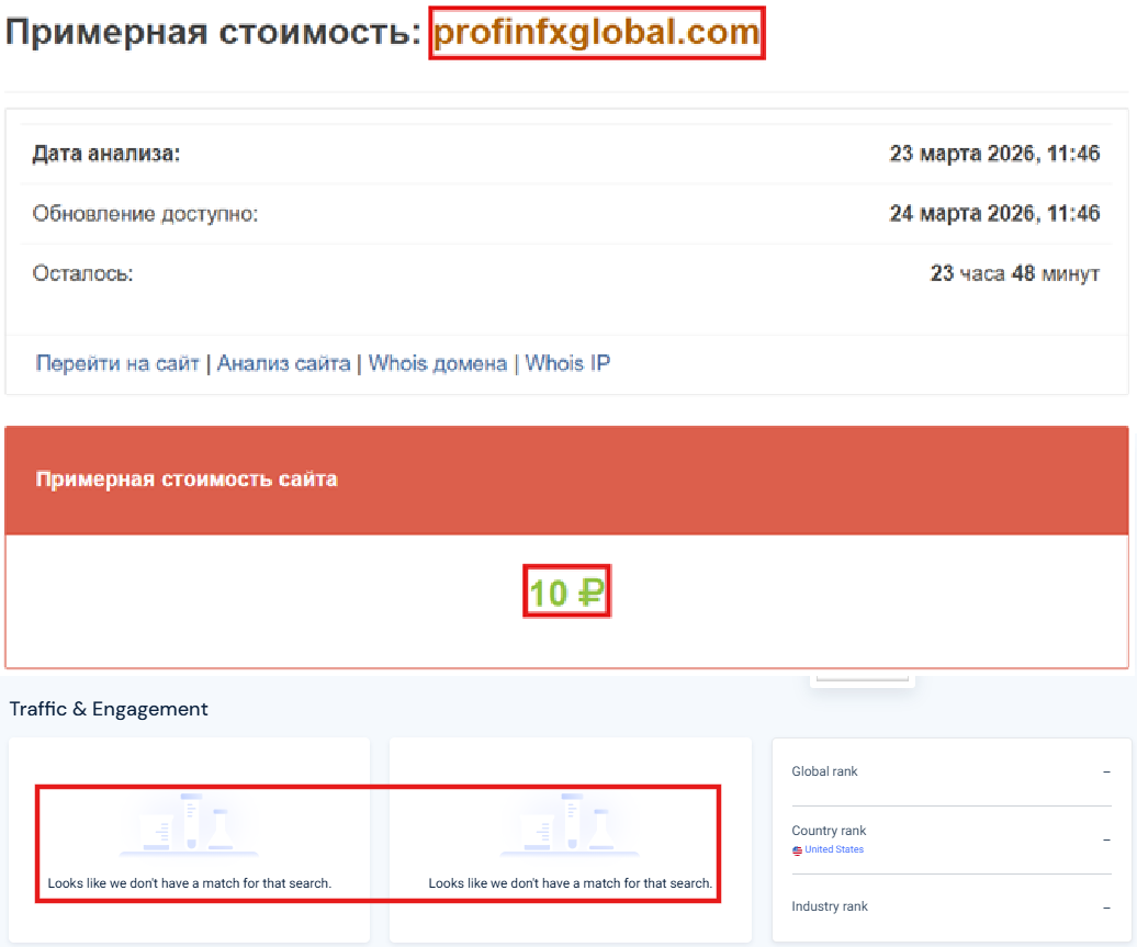 Псевдоброкер ProfinFX (profinfxglobal.com). Отзывы и возврат денег - 3