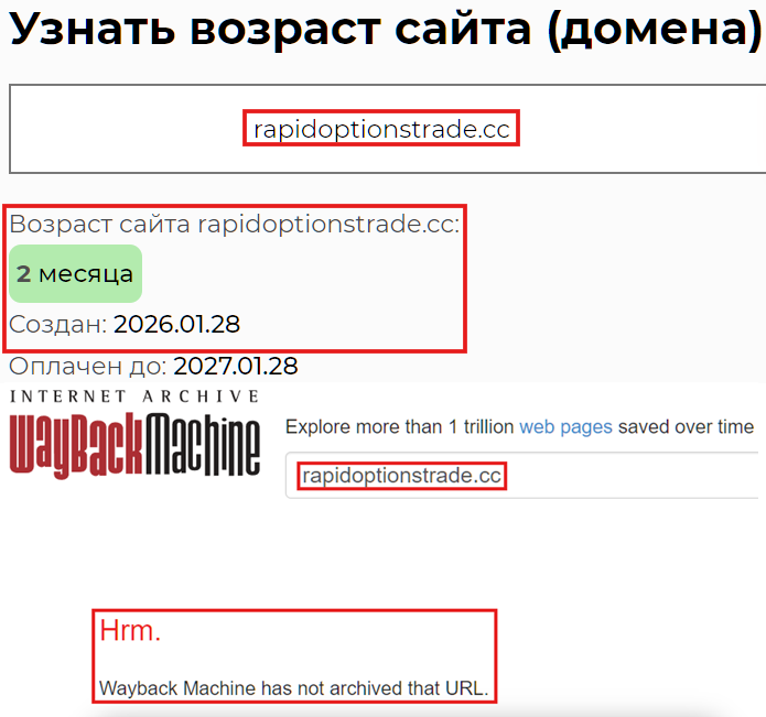 Мошеннический брокер RapidOptionsTrade (rapidoptionstrade.cc). Отзывы и возврат денег - 2