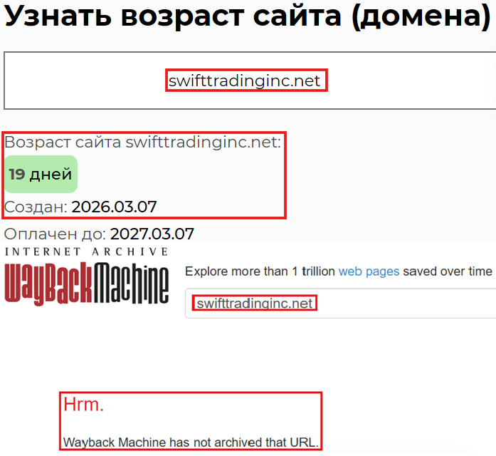 Лжеброкер SwiftTradingInc (swifttradinginc.net). Отзывы и возврат денег - 2
