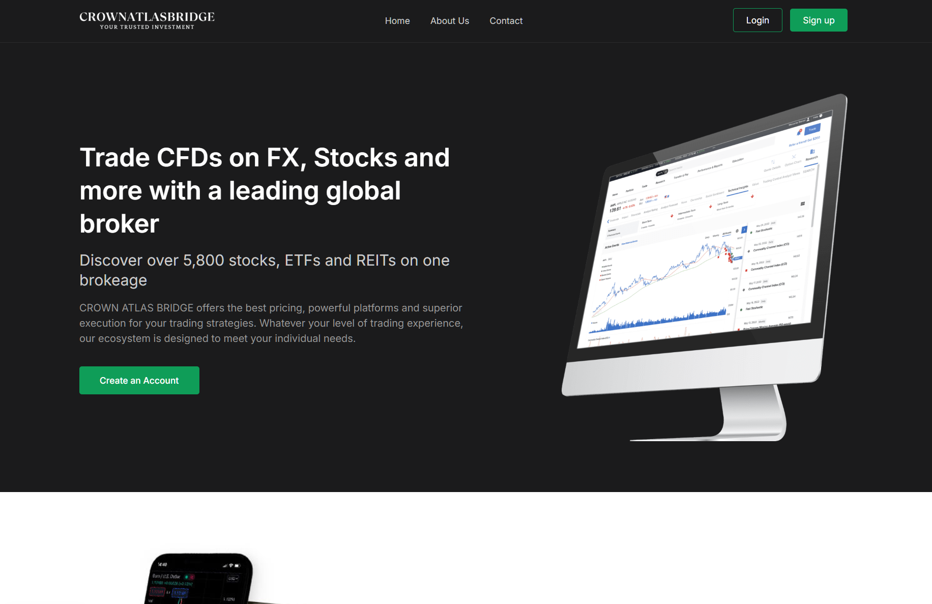 Фальшивый брокер CrownAtlasBridge (crownatlasbridge.com). Отзывы и возврат денег - 1