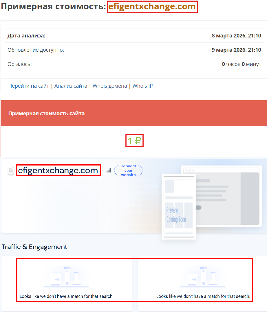 Лжеброкер Efigentxchange (efigentxchange.com). Отзывы и возврат денег - 3