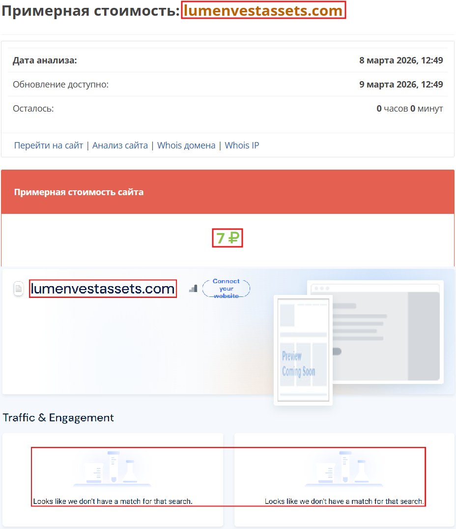 Лжеброкер Lumenvest Asset (lumenvestassets.com). Отзывы и возврат денег - 3