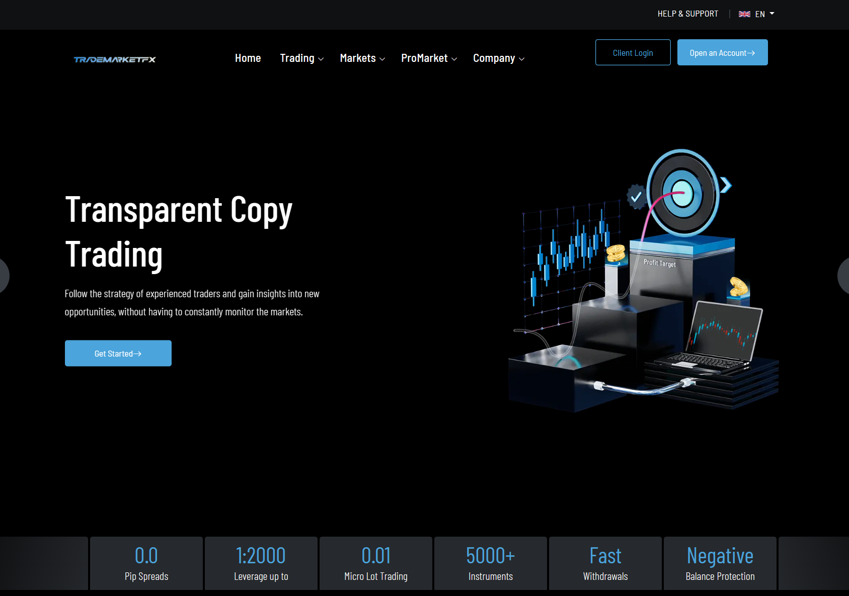 Псевдоброкер TradeMarketFX (trademarketfxpro.com). Отзывы и возврат денег - 1