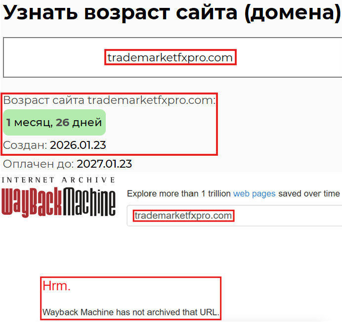 Псевдоброкер TradeMarketFX (trademarketfxpro.com). Отзывы и возврат денег - 2