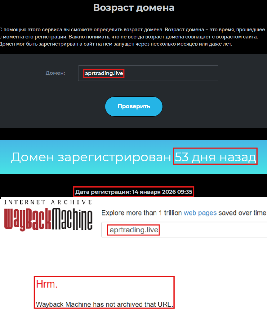 Псевдоброкер APR Trading (aprtrading.live). Отзывы и возврат денег - 2