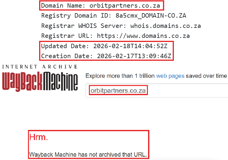 Фальшивый брокер Orbit Partners (orbitpartners.co.za). Отзывы и возврат денег - 2