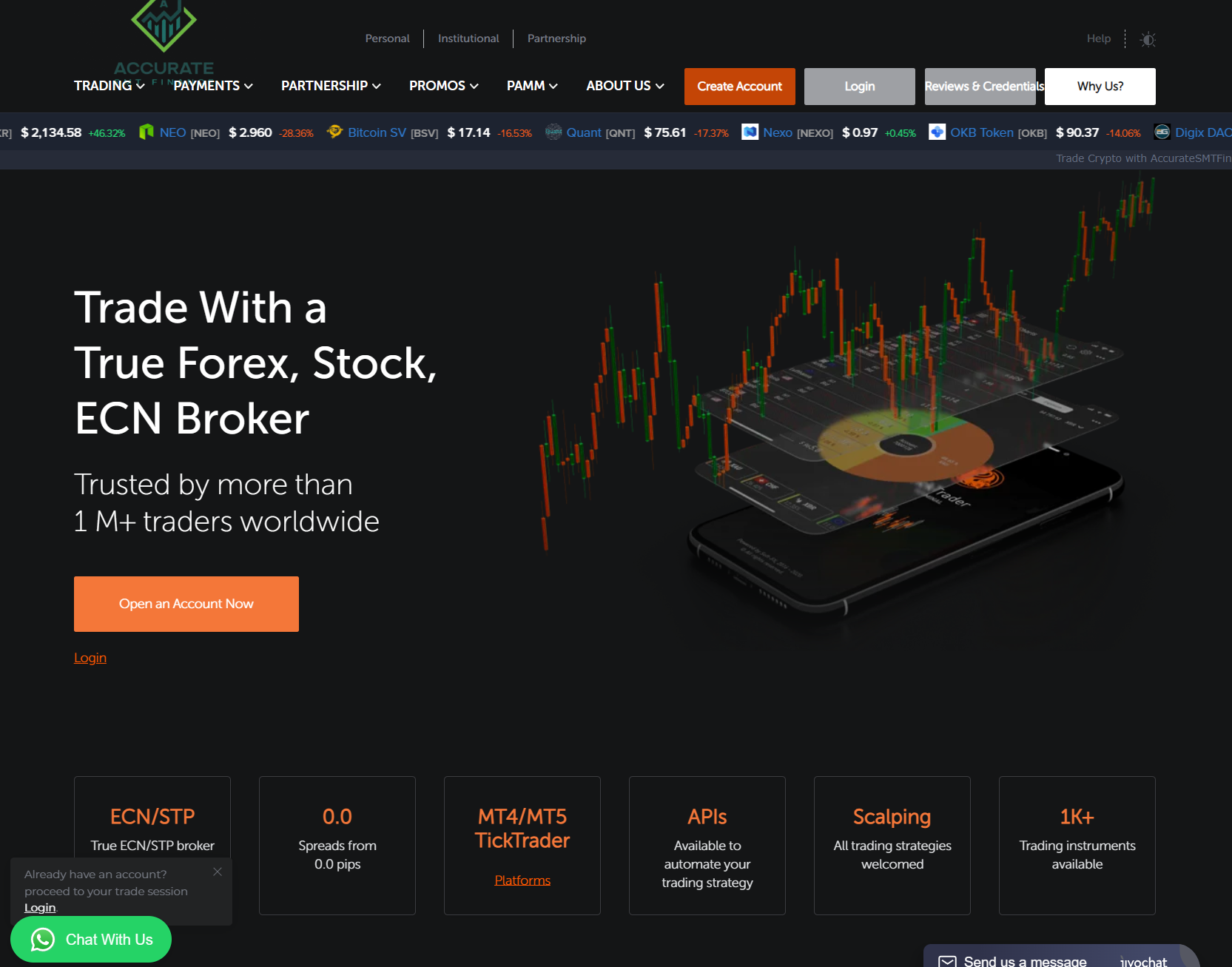 Мошеннический брокер Accurate SMT Finance (accuratesmtfin.com). Отзывы и возврат денег - 1