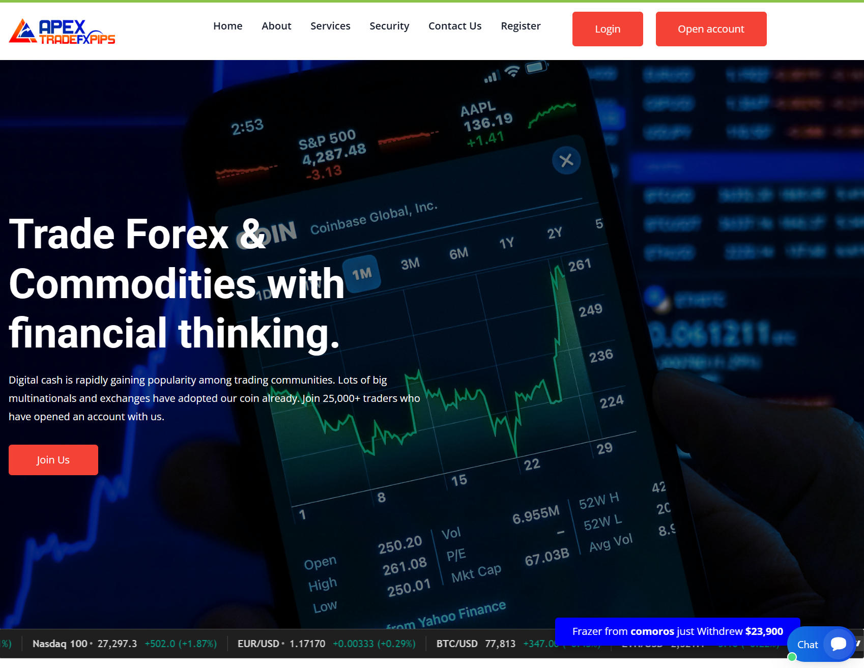 Лжеброкер Apex TradeFX Pips (apextradefxpips.com). Отзывы и возврат денег - 1