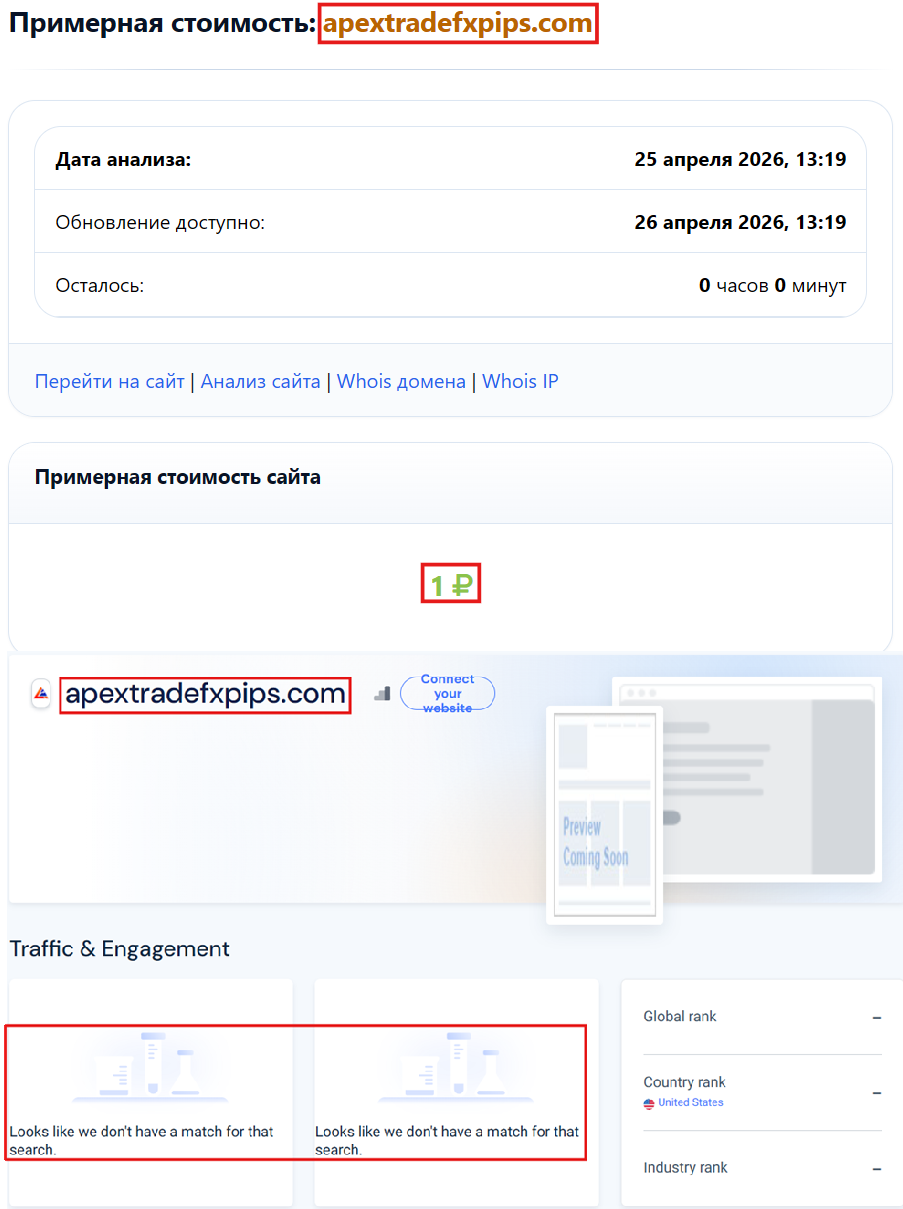 Лжеброкер Apex TradeFX Pips (apextradefxpips.com). Отзывы и возврат денег - 3