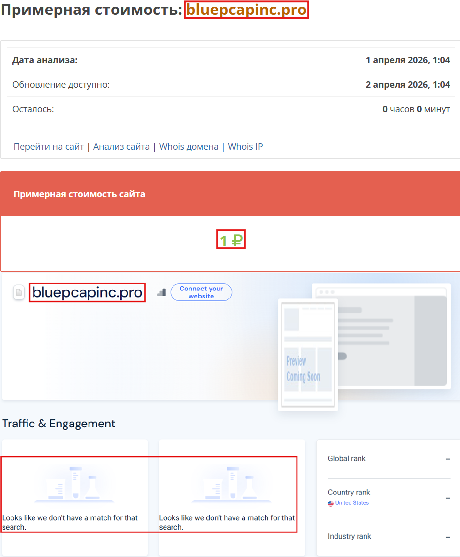 Фальшивый брокер BluePeak Capital (bluepcapinc.pro). Отзывы и возврат денег - 3