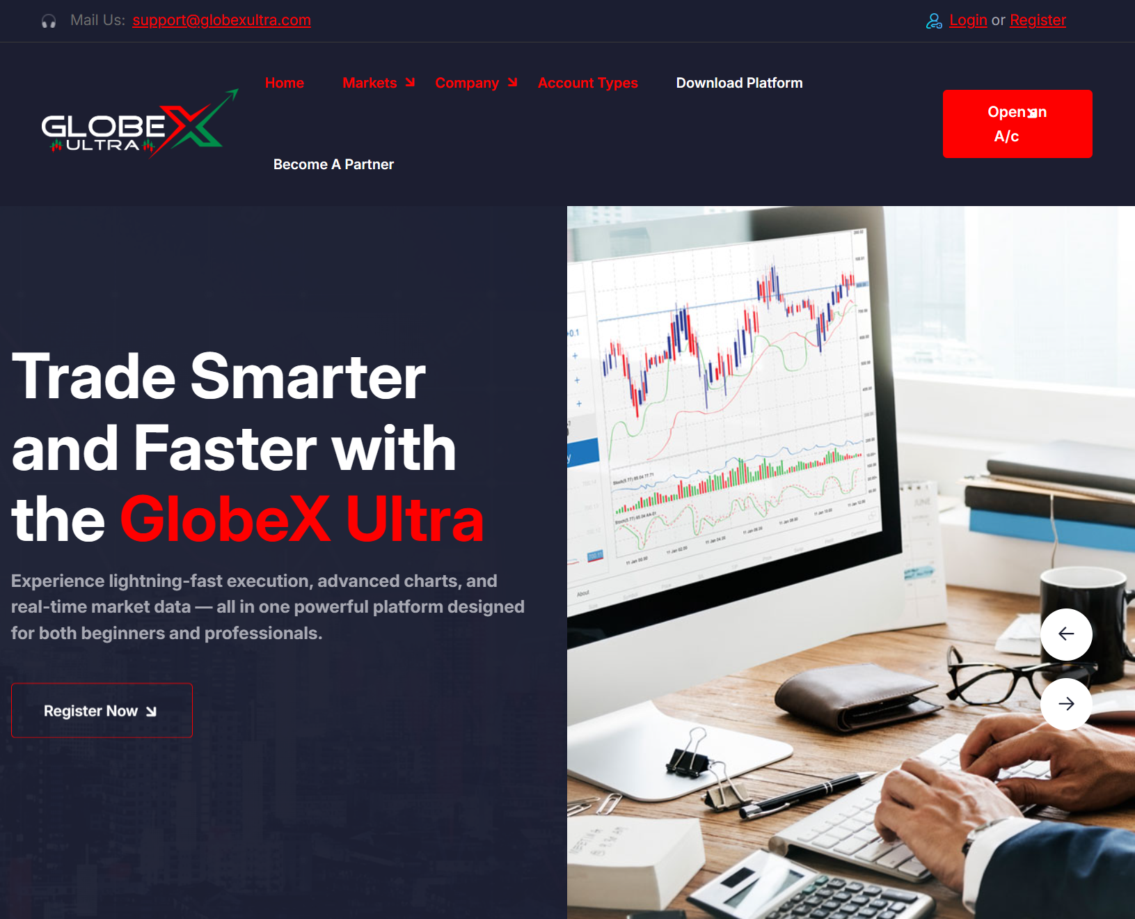 Фальшивый брокер GlobeX Ultra (globexultra.com). Отзывы и возврат денег - 1