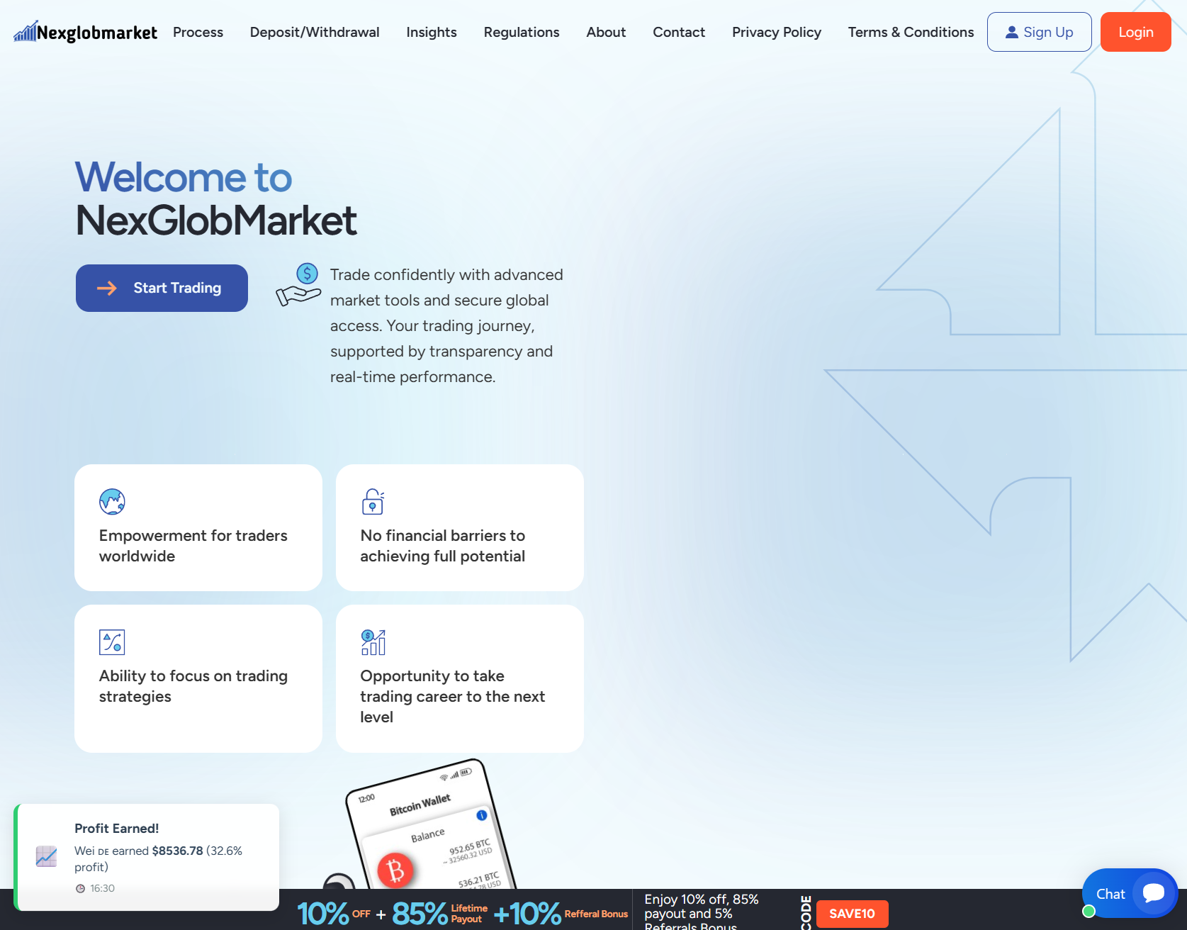 Фальшивый брокер NexGlobMarket (nexglobmarket.com). Отзывы и возврат денег - 1