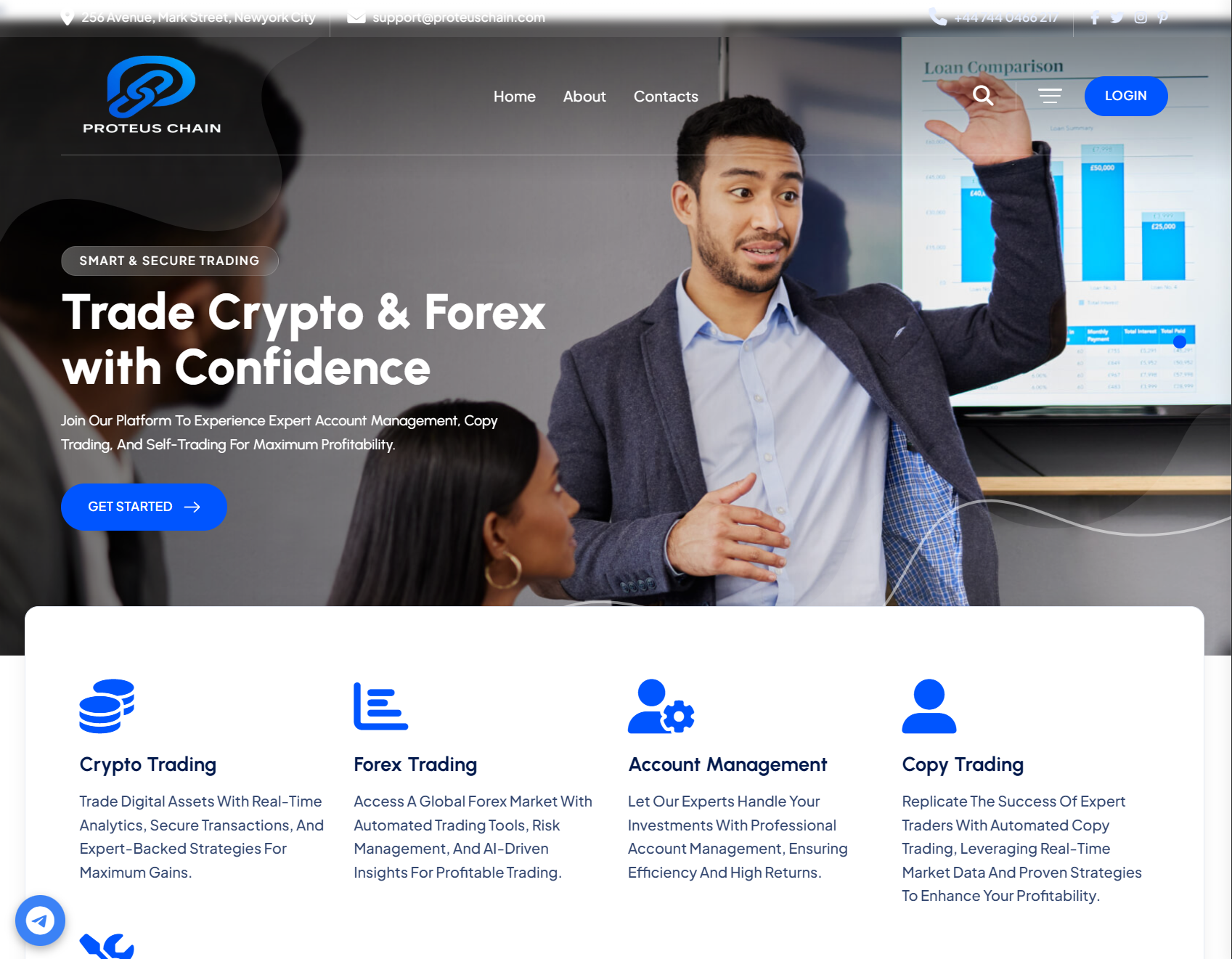 Фальшивый брокер Proteus Chain (proteuschain.com). Отзывы и возврат денег - 1