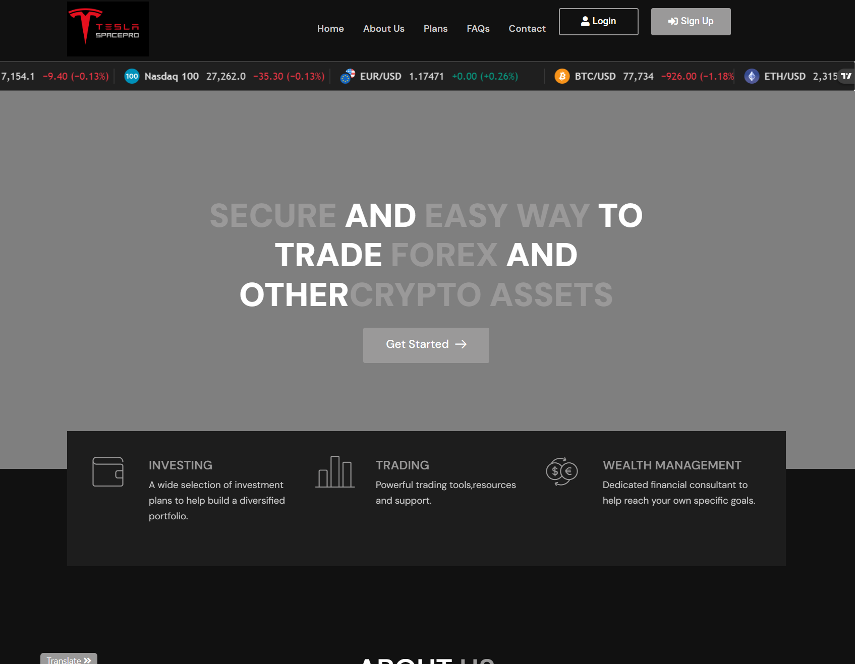 Лжеброкер Tesla Spacepro (teslaspacepro.com). Отзывы и возврат денег - 1