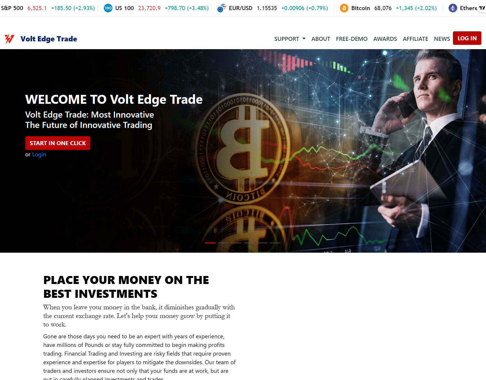 Псевдоброкер Volt Edge Trade (voltedgetrades.com). Отзывы и возврат денег - 1