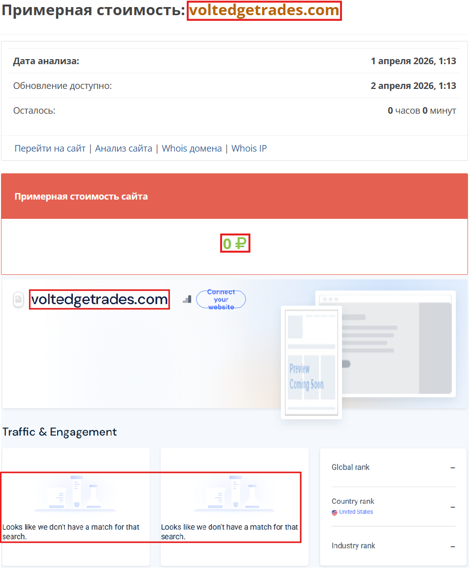 Псевдоброкер Volt Edge Trade (voltedgetrades.com). Отзывы и возврат денег - 3