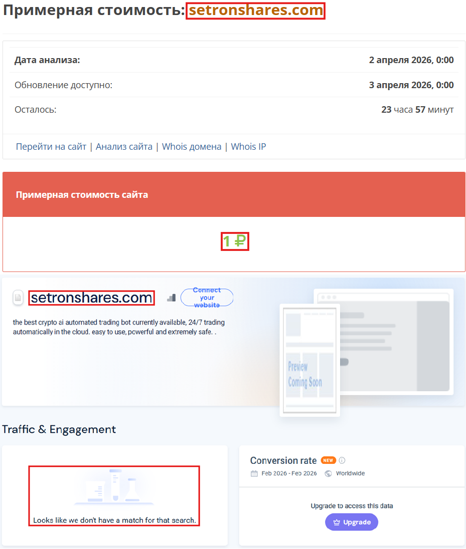 Мошеннический брокер Setron Shares (setronshares.com). Отзывы и возврат денег - 3