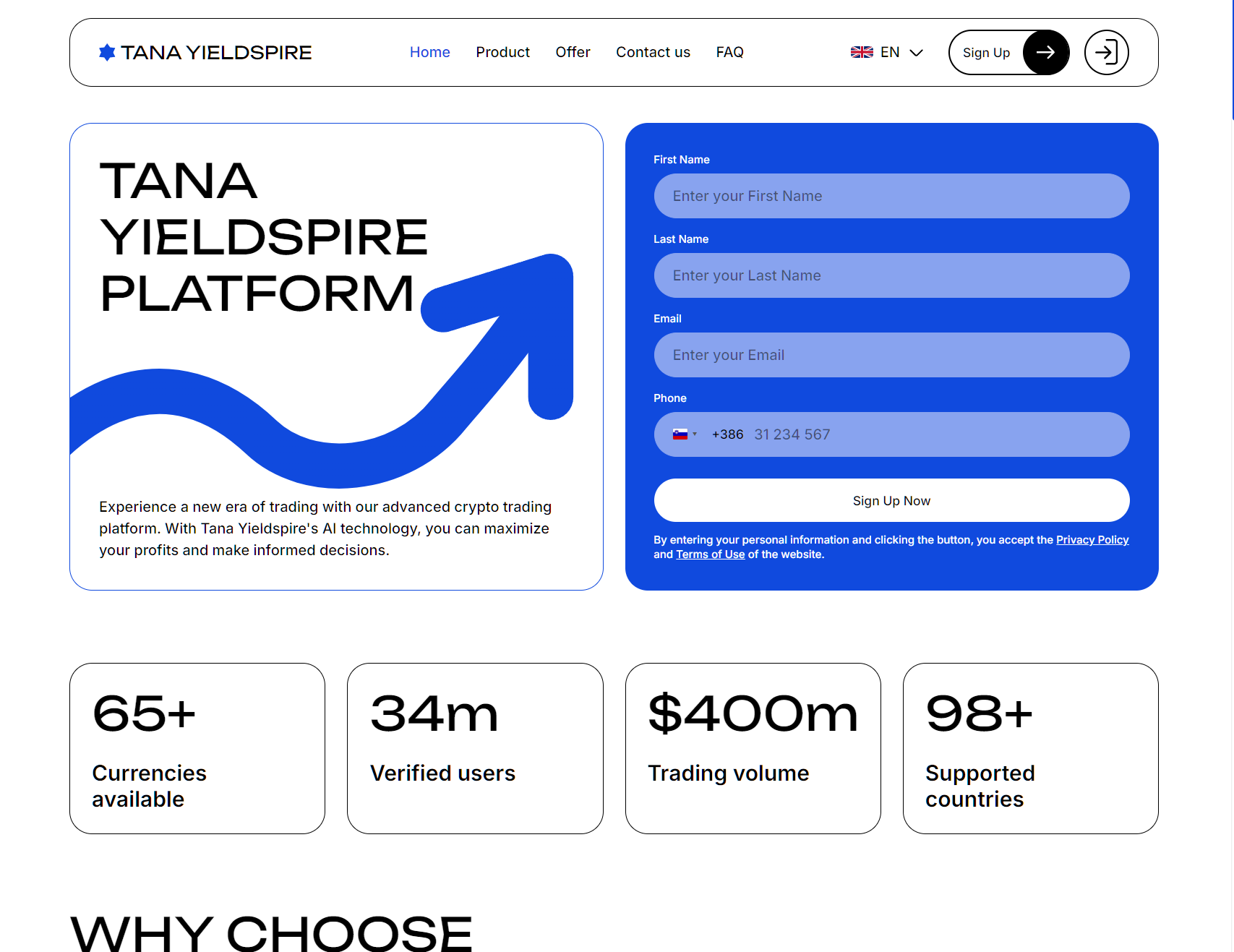 Мошеннический брокер Tana Yieldspire (tana-yieldspire.com). Отзывы и возврат денег - 1