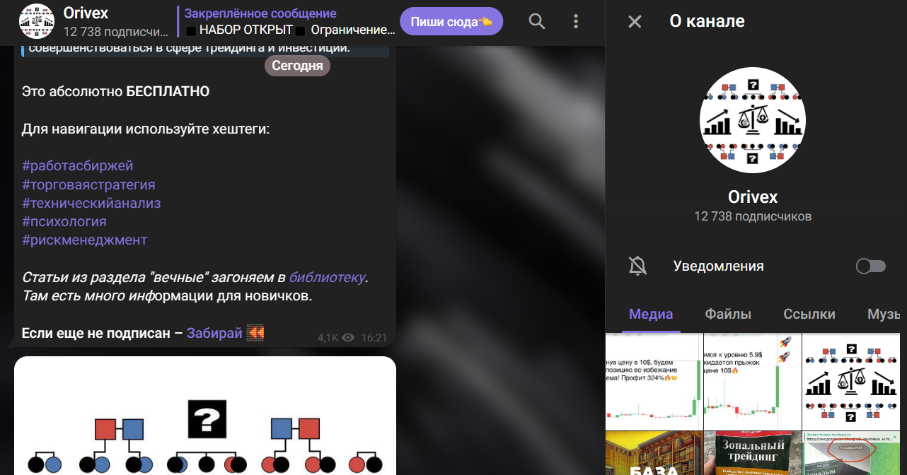 Мошеннический телеграм-канал Orivex (t.me/joinchat/zA8ji0sqV6c0MWE6). Отзывы и возврат денег - 1 Мошеннический телеграм-канал Orivex (t.me/joinchat/zA8ji0sqV6c0MWE6). Отзывы и возврат денег - 1