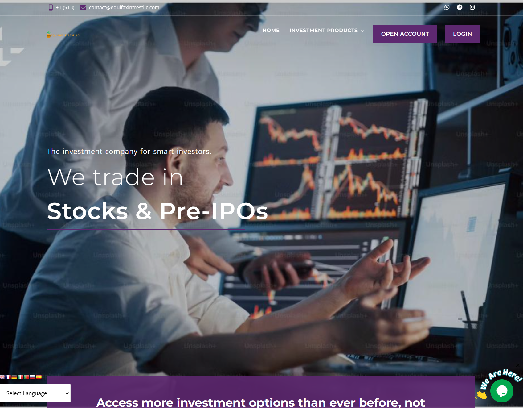 Мошеннический брокер Equifax Intrestllc (equifaxintrestllc.com). Отзывы и возврат денег - 1