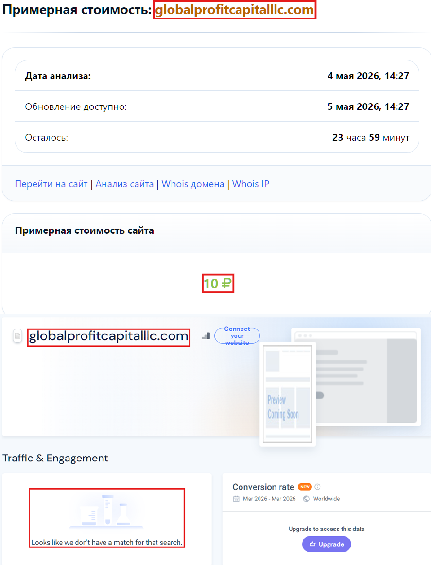 Аферистский брокер Global Profit Capital LLC (globalprofitcapitalllc.com). Отзывы и возврат денег - 3
