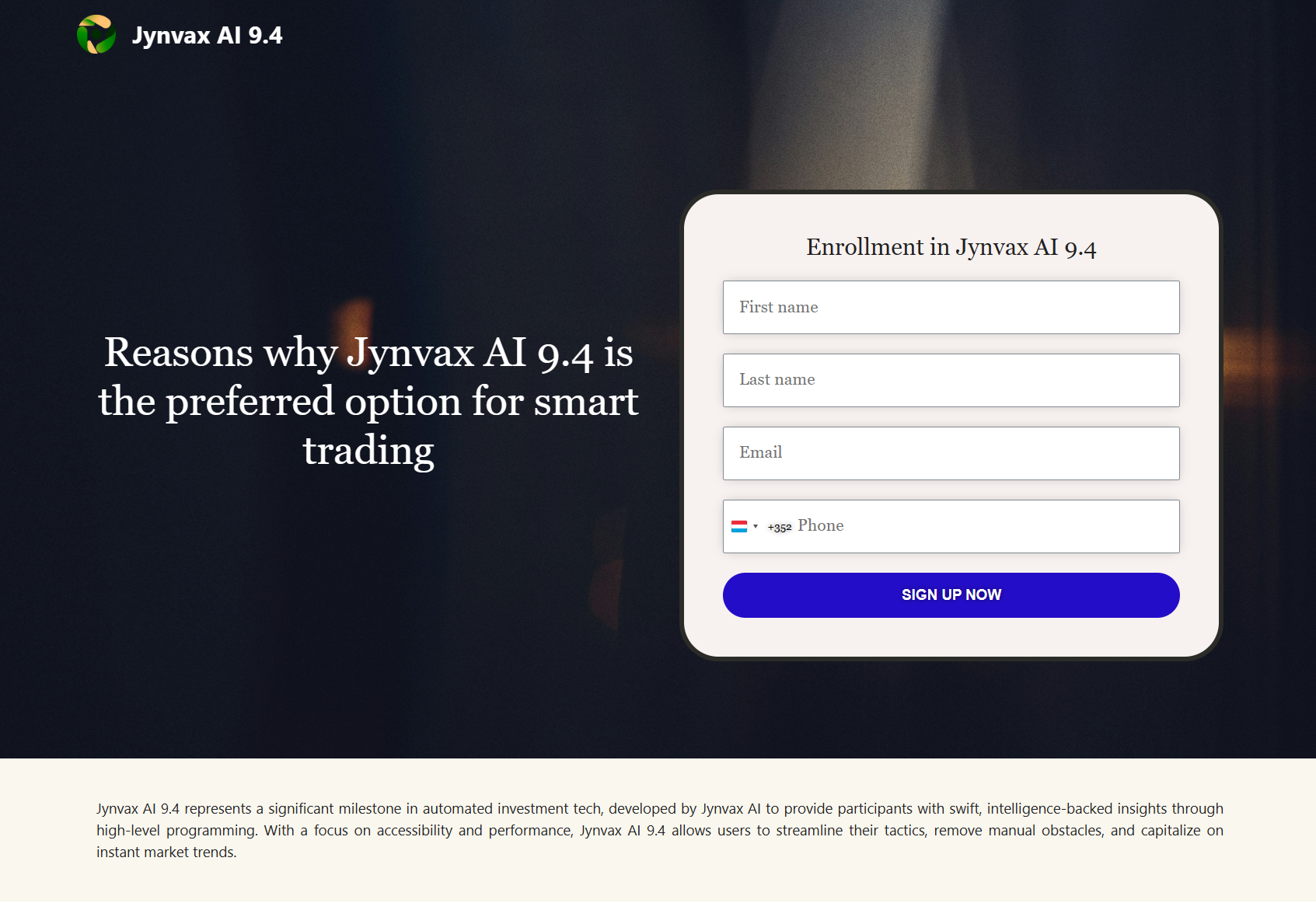 Мошеннический брокер Jynvax AI 9.4 (jynvax-ai94.com). Отзывы и возврат денег - 1